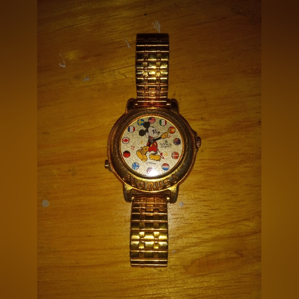Mickey Mouse LORUS QUARTZ Melody watches by Disney